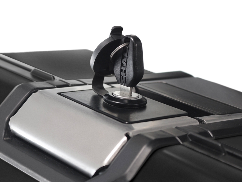 Shad side case Terra TR47, left, aluminum black, 47 l