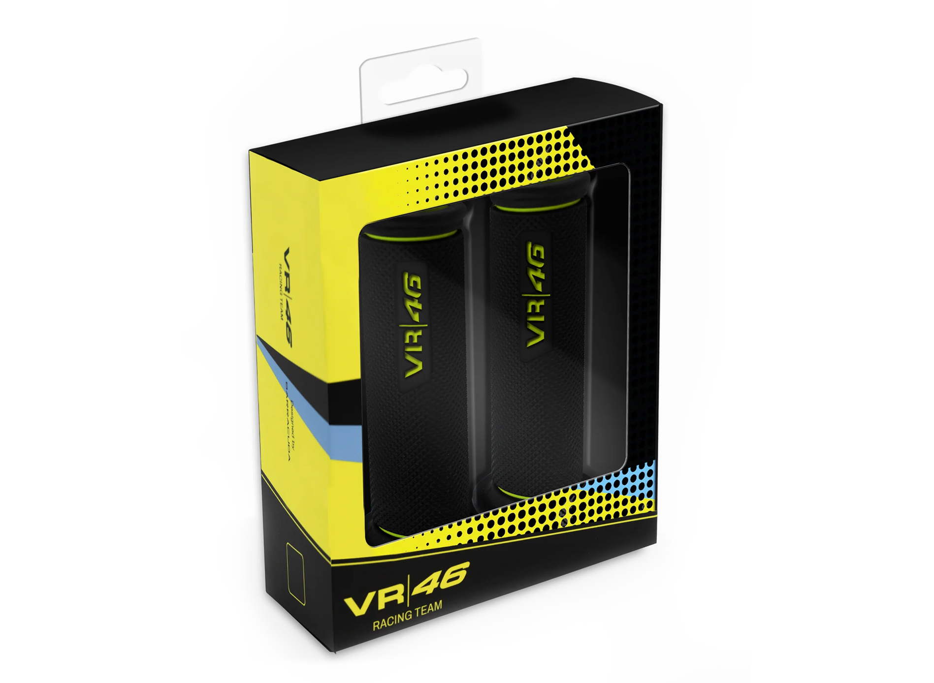 Barracuda grip rubber VR|46 Racing - yellow