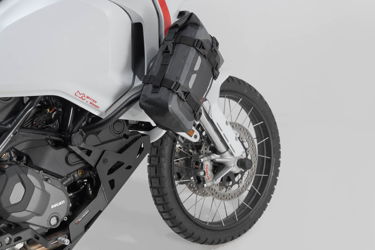 SW-Motech Drybag 80 rear bag for Kawasaki Ninja 650, black / gray - SW Motech