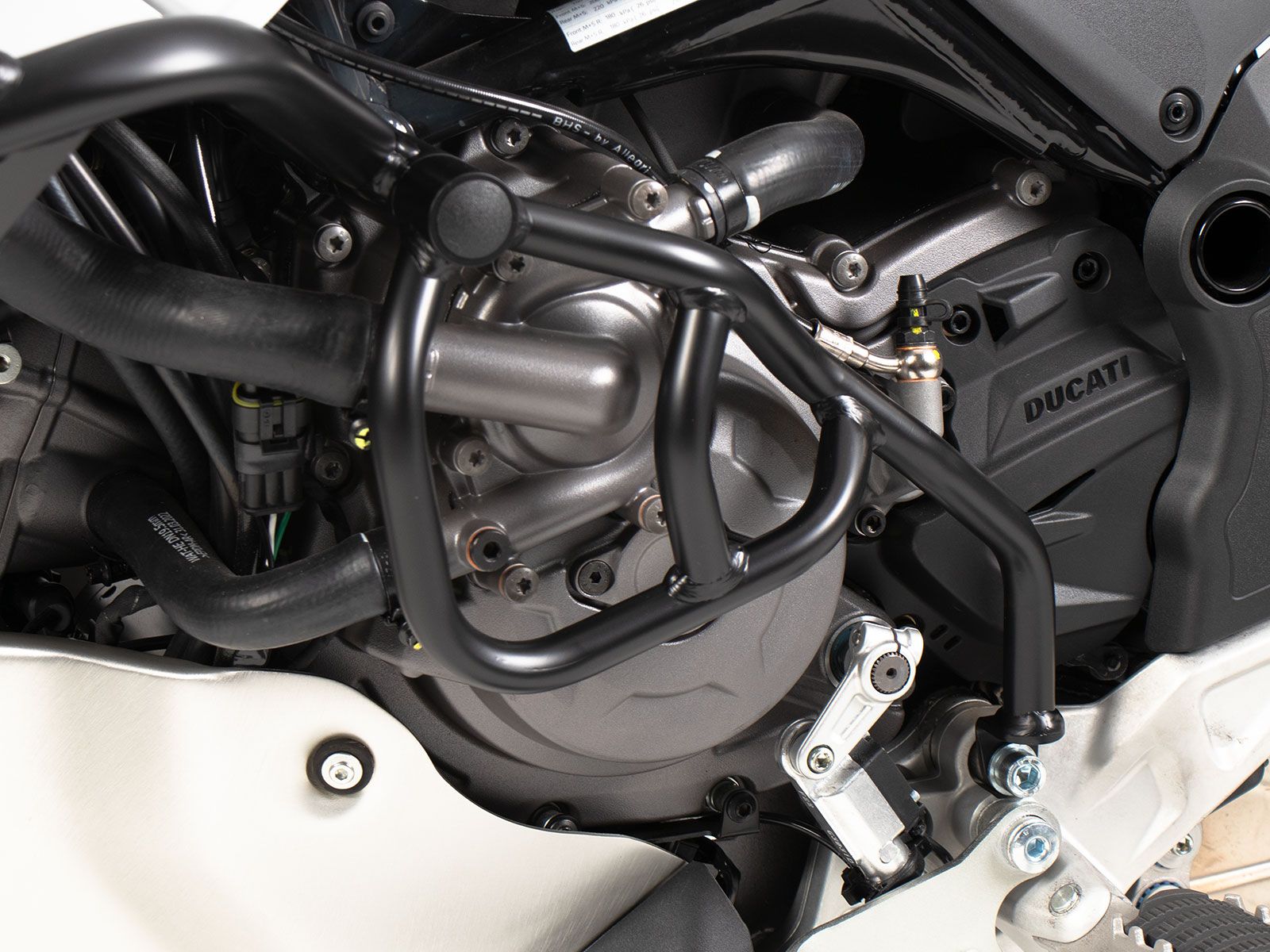 Additional bar black, one-sided left for Ducati DesertX (22-) Hepco & Becker
