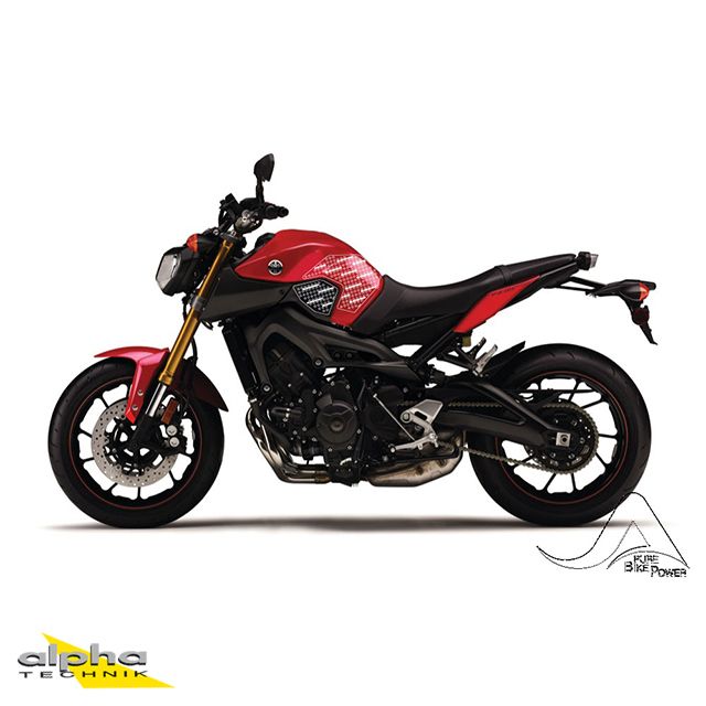 Stompgrip black Volcano for Yamaha MT-09 (14-20)