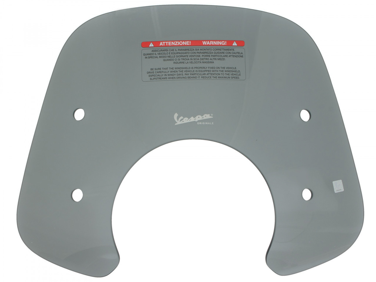 "Cruiser" tinted sports windscreen for Vespa GTS / Super (HPE & SuperTech) – genuine Vespa