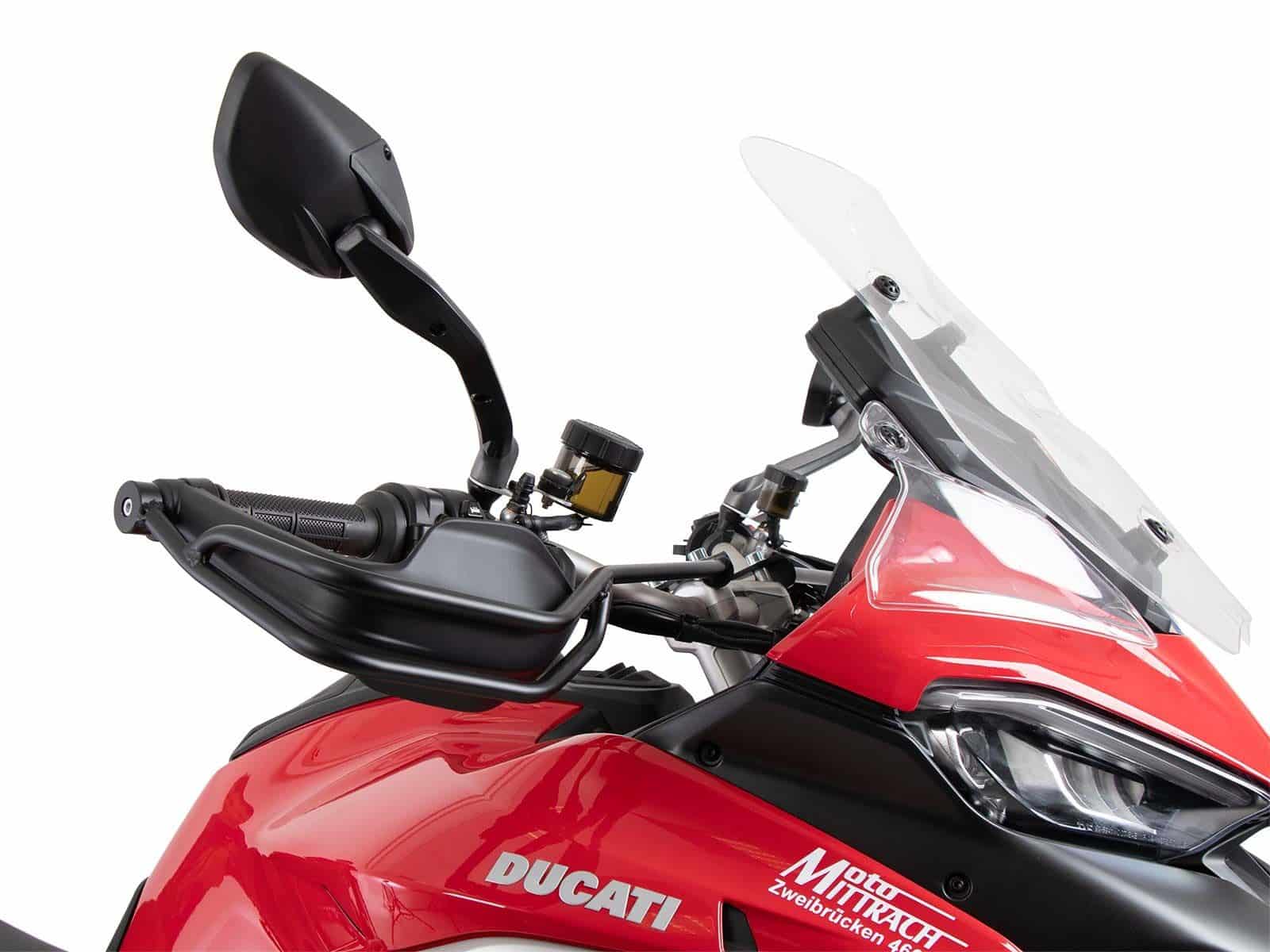 Grip guard (left + right) black for Ducati Multistrada V4 /S /Pikes Peak /Rally /RS (25-)