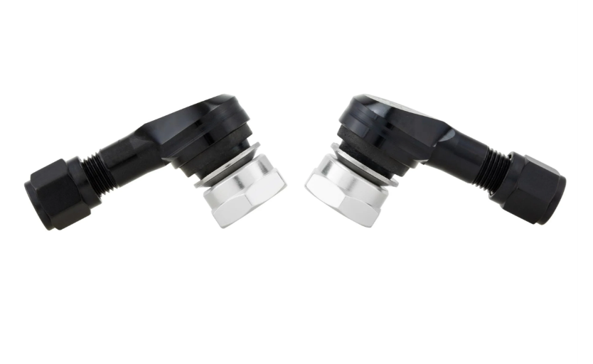 Valve core ZELIONI for tubeless tire / rim 80 °, black glossy