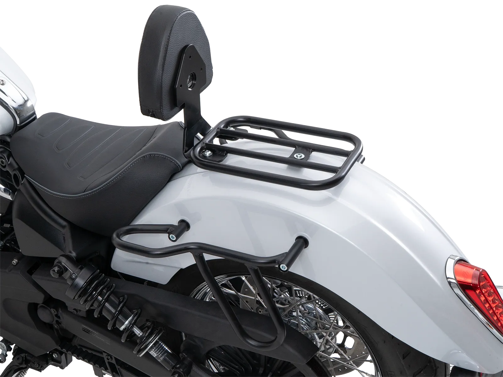 Backrest rider with padding black for Indian Scout Classic 1250 (25-) Hepco & Becker