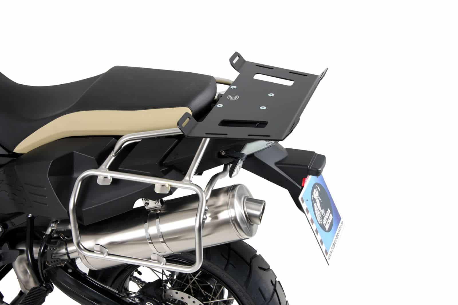 Luggage rack extension black for BMW F 800 GS Adventure Hepco & Becker