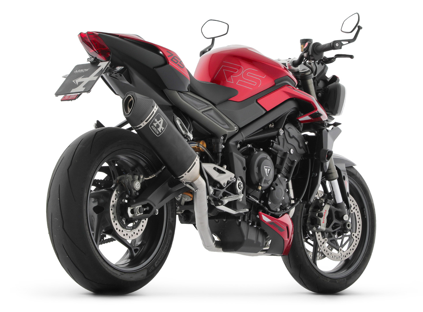 ARROW Komplettanlage mit Straßenzulassung für Triumph Street Triple 765 RS Modelljahr 2023-