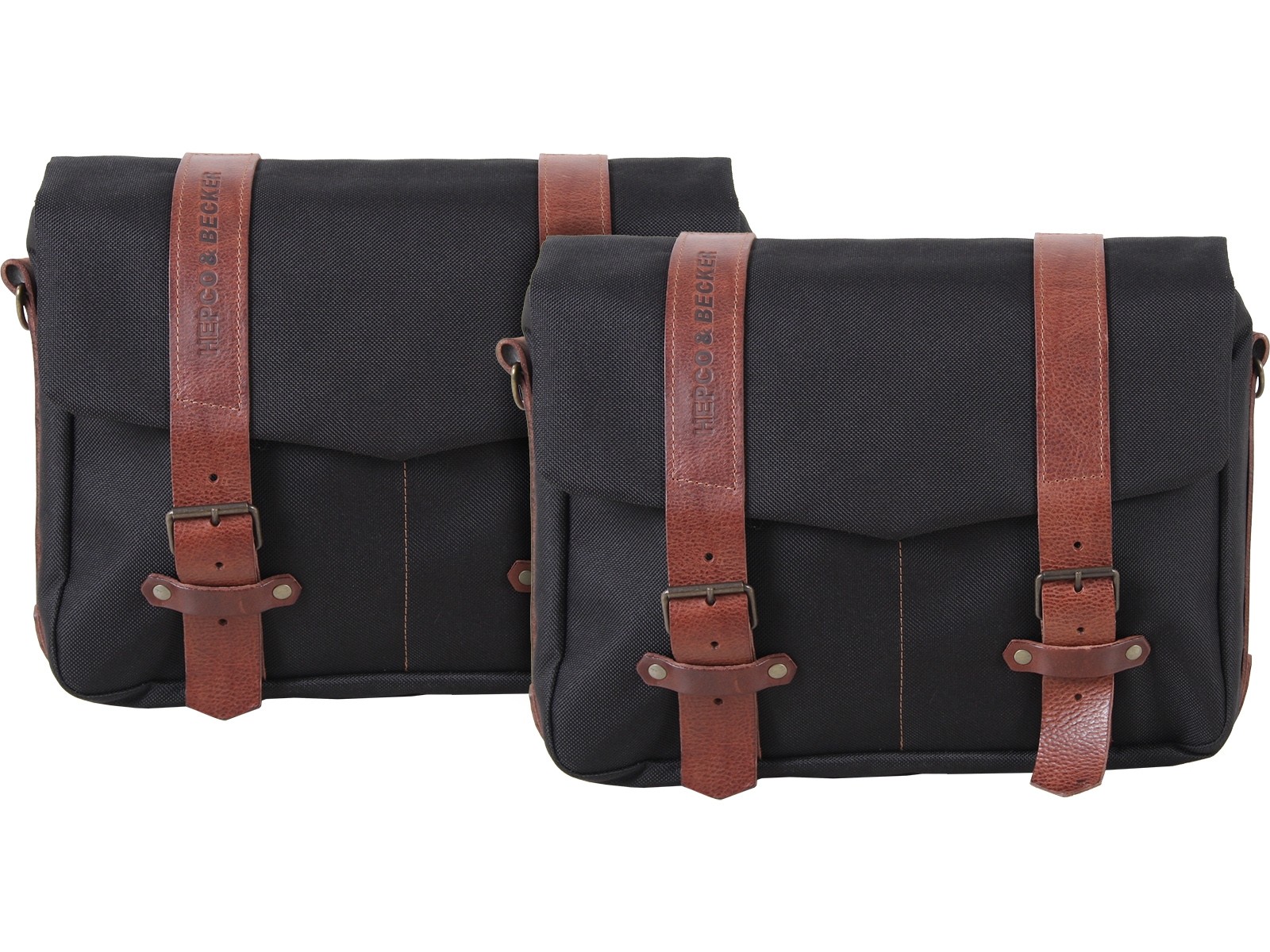 LEGACY courier bag set L/L black for C-Bow carrier Hepco & Becker