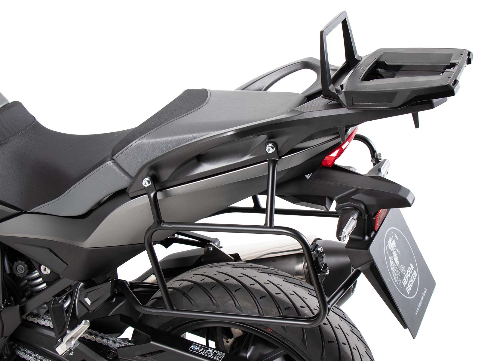 Alurack top case carrier for original luggage rack for Honda NT 1100 (22-24) Hepco & Becker