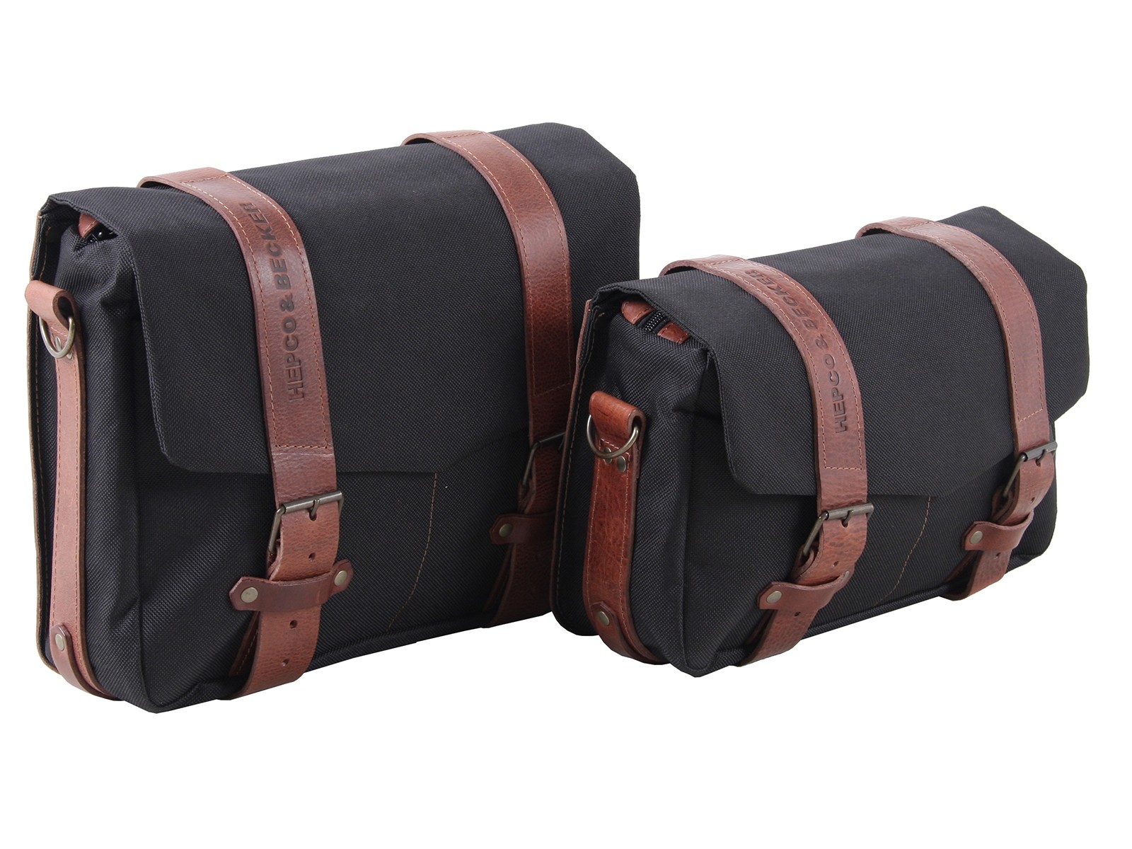 LEGACY courier bag set M/L black for C-Bow carrier Hepco & Becker
