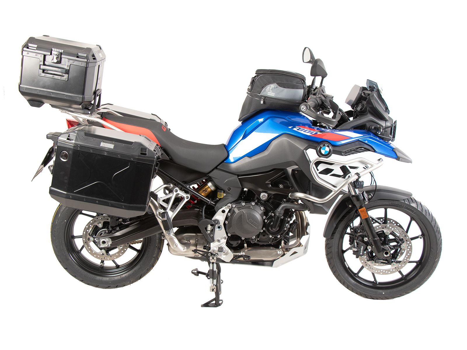 Easyrack Topcaseträger black for original stainless steel bridge for BMW F 800 GS (24-)