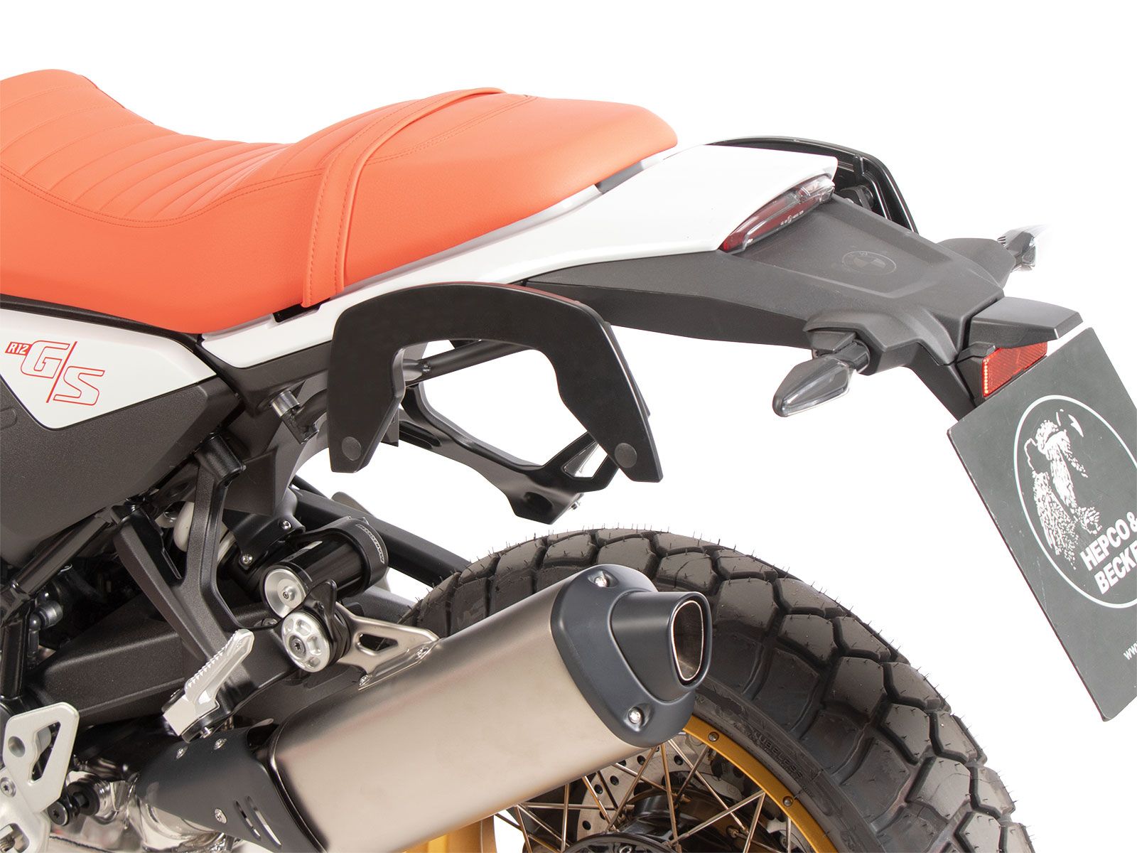 C-Bow side carrier black for BMW R 12 G/S (25-) Hepco & Becker
