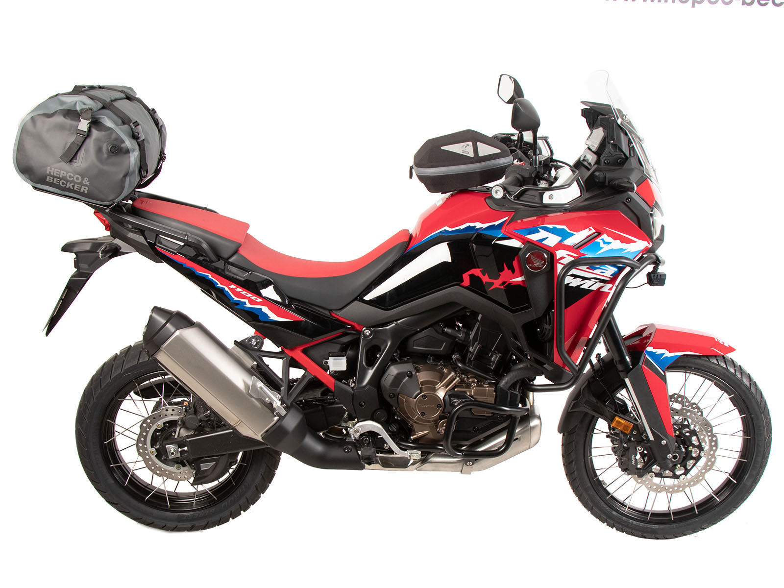 Luggage rack extension black for Honda CRF 1100 L Africa Twin (24-) Hepco & Becker
