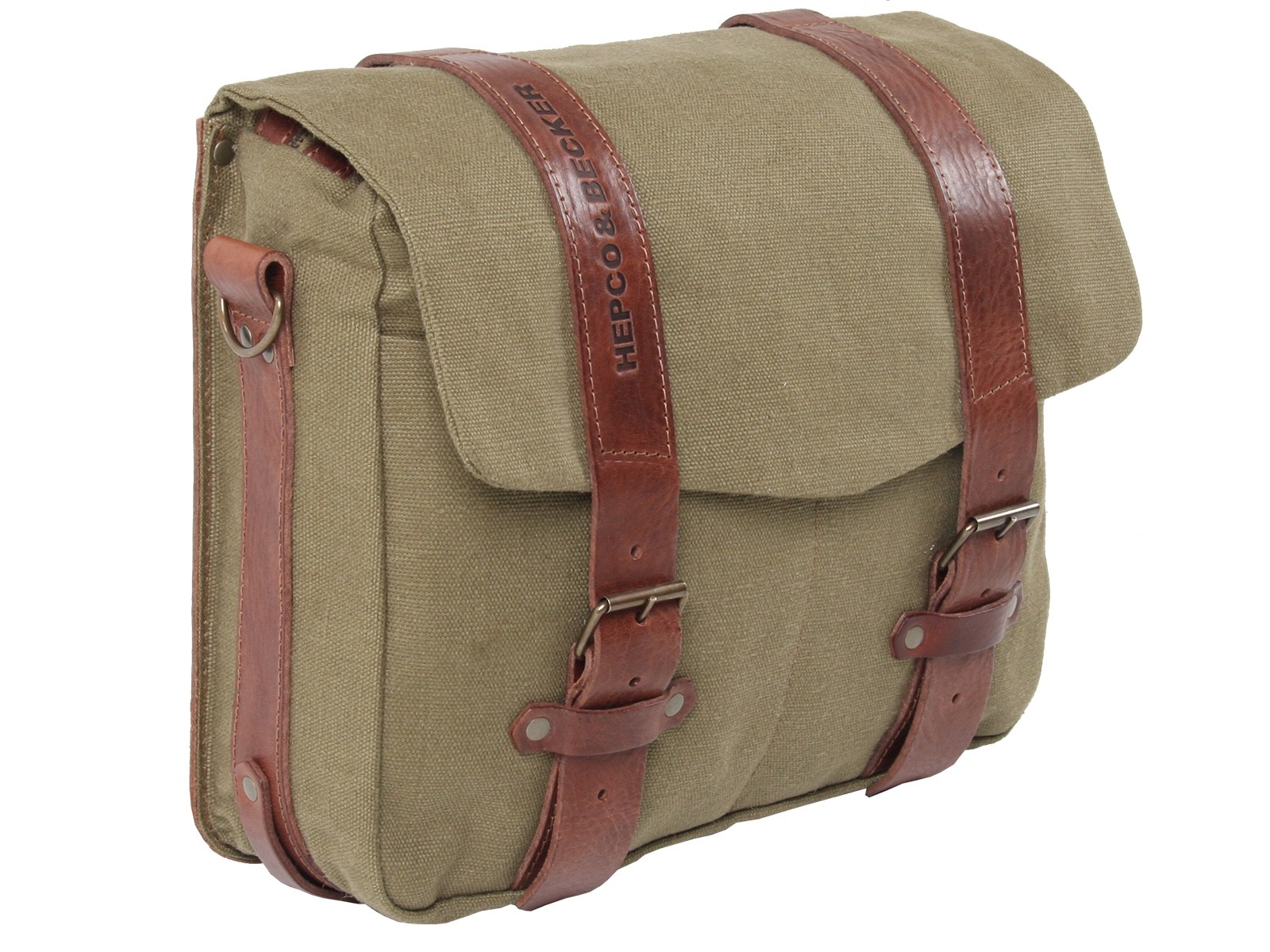 LEGACY courier bag set L/L green for C-Bow carrier Hepco & Becker