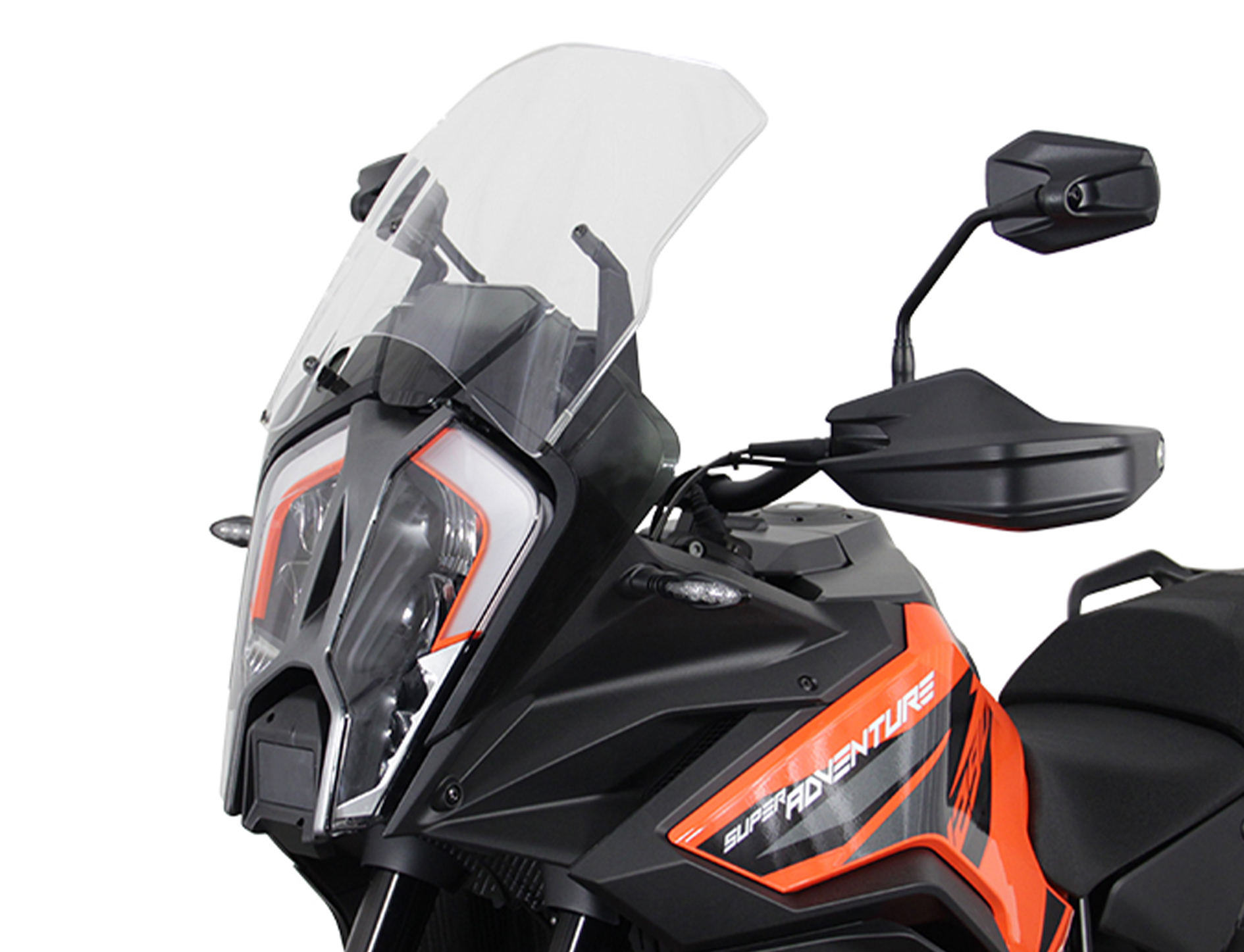 MRA touring screen "TM" clear for KTM Superadventure 1290 /S /R 2021-