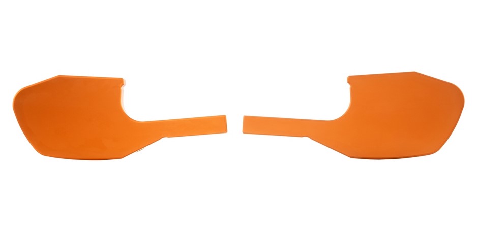 Footrest adapter pillion for Vespa GTS/GTS Super/GTV/GT 60/GT/GT L 125-300ccm, orange matt