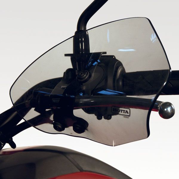 Hand protectors for Honda NC 700 X (12-13) / NC 750 X (14-15), slightly tinted, pair