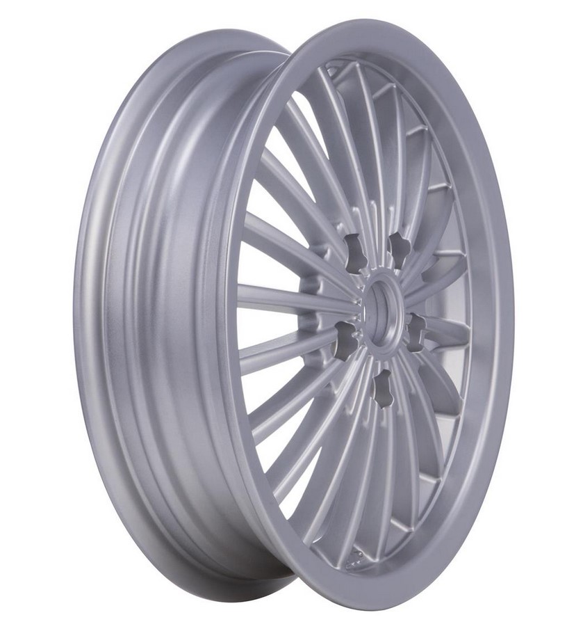 Rim front/rear for Vespa GTS/GTS Super/GTV/GT 60/GT/GT L 125-300ccm, silver