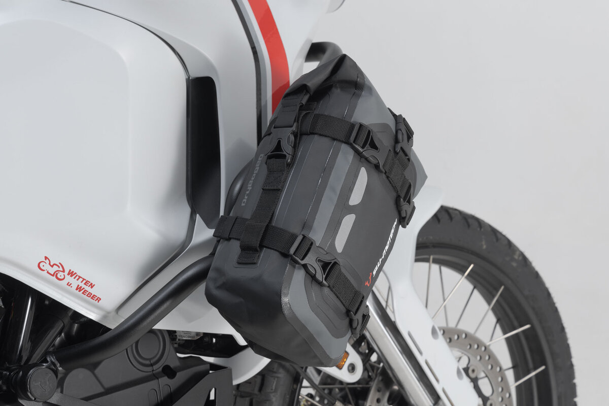 SW-Motech Drybag 80 rear bag for Kawasaki Ninja 650, black / gray - SW Motech