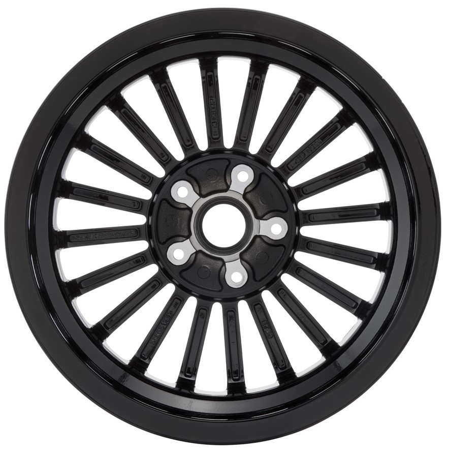 Rim front/rear for Vespa GTS/GTS Super/GTV/GT 60/GT/GT L 125-300ccm, black glossy