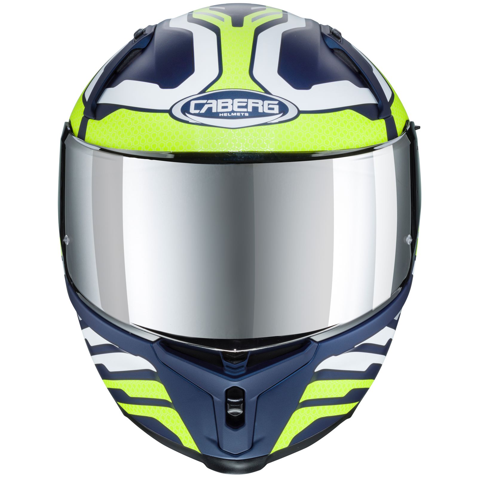 Caberg Helmet Avalon Forge, matte blue / fluo yellow white