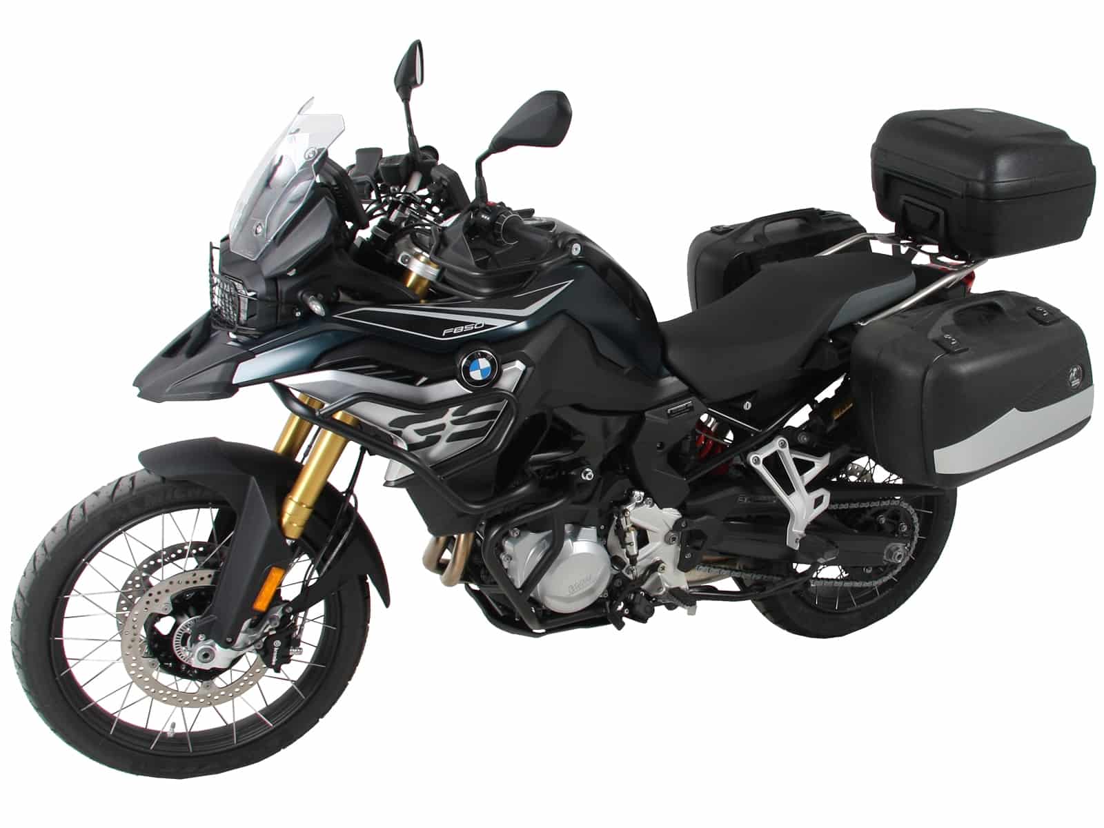 Side case carrier Lock-it black for BMW F 850 GS Hepco & Becker
