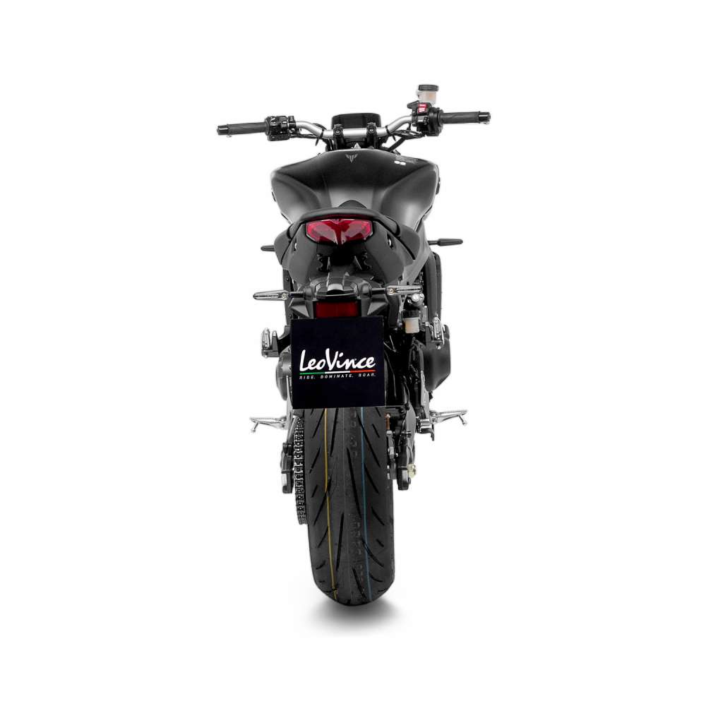 LeoVince complete system LV Race for Yamaha MT-09 /SP, stainless steel black, Euro5, ABE