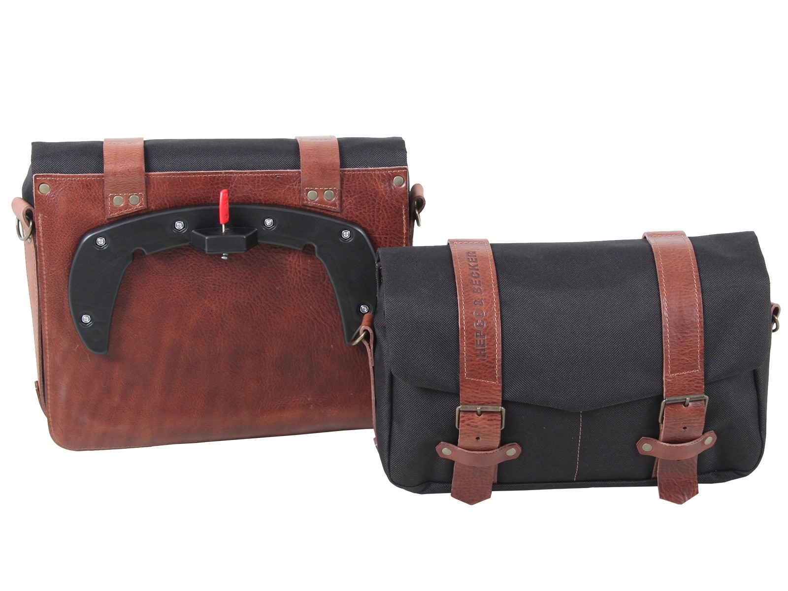 LEGACY courier bag set M/L black for C-Bow carrier Hepco & Becker