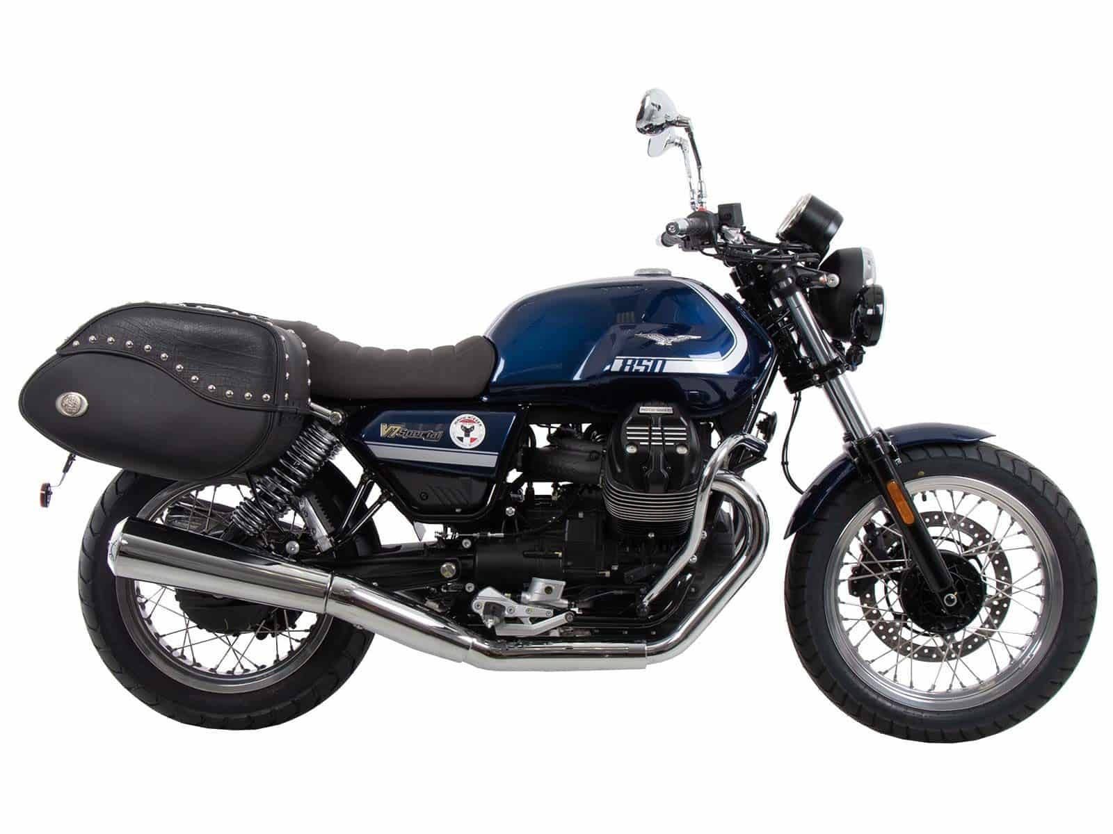 C-Bow side carrier black for Moto Guzzi V7 850 Special/Stone/Centenario (21-24) Hepco & Becker