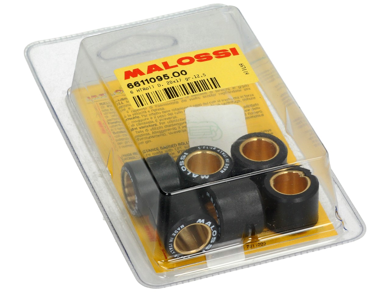 Malossi variator pulley set, 20x17 mm, 12,5 g, piece: 6