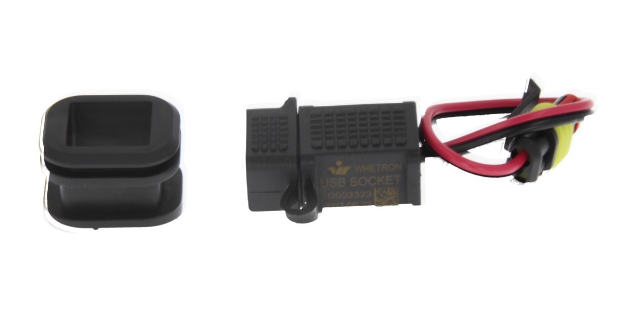 USB port next to dashboard for Tuono 660/Factory / Tuono V4 1100/Factory / RX / SX 125 125 (25-)