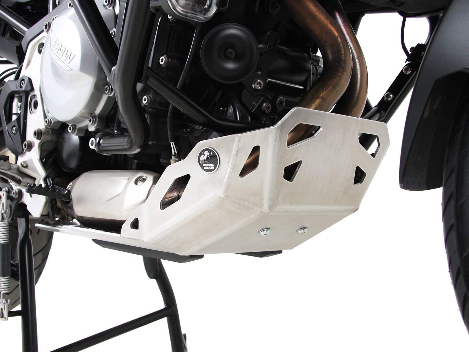 Engine protection plate silver for BMW F 750 GS Hepco & Becker