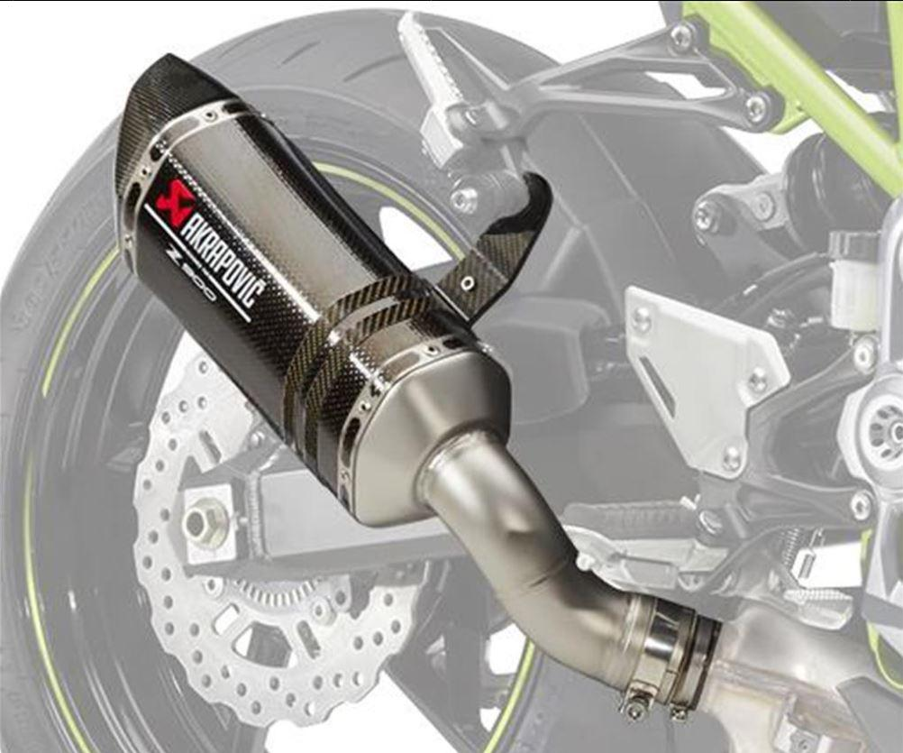Akrapovic carbon sport exhaust for Kawasaki Z 900 /SE (20-24)