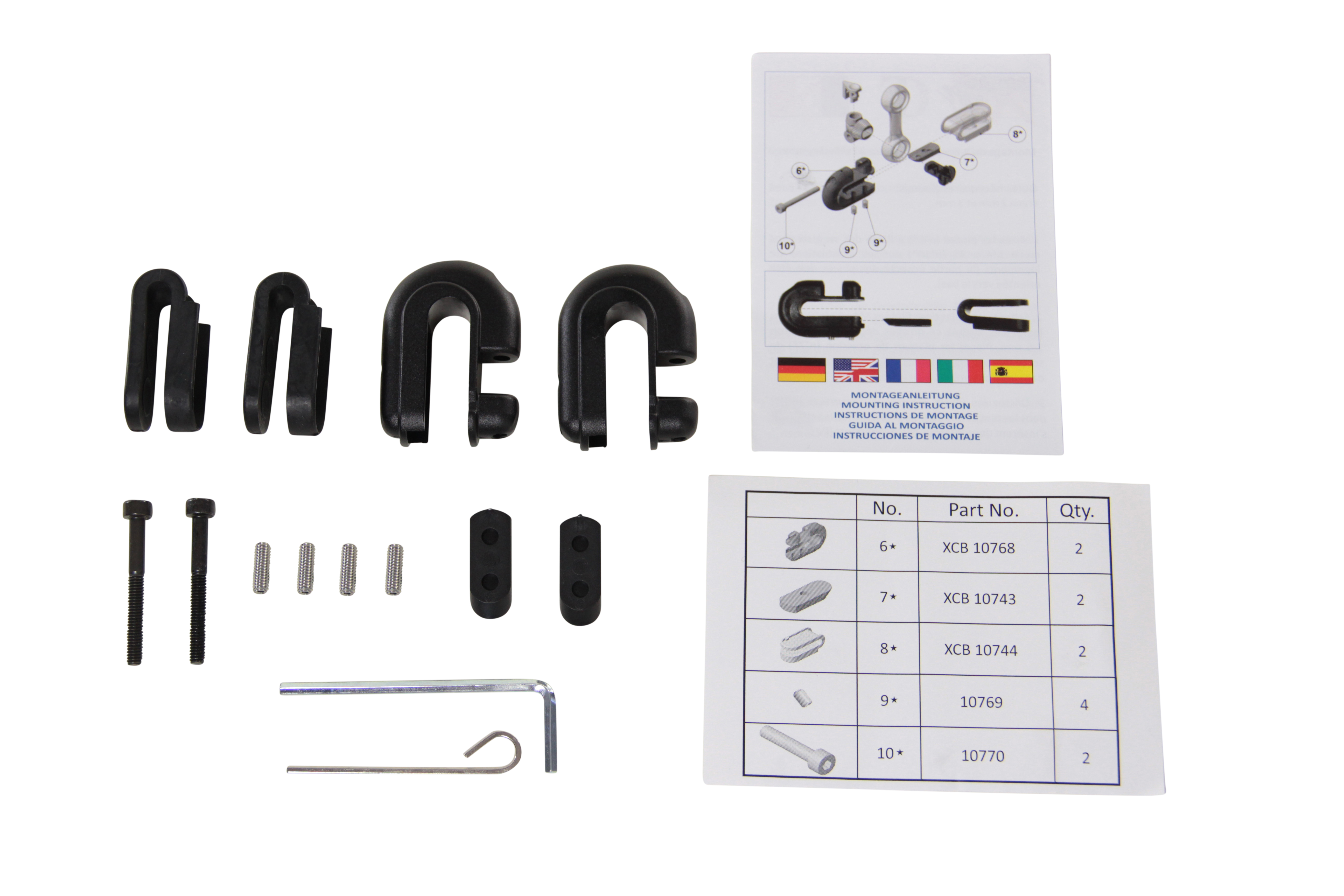 XCC- Clamp (pair) for X-Creen attachment XCTA / XCSA / VSA original MRA