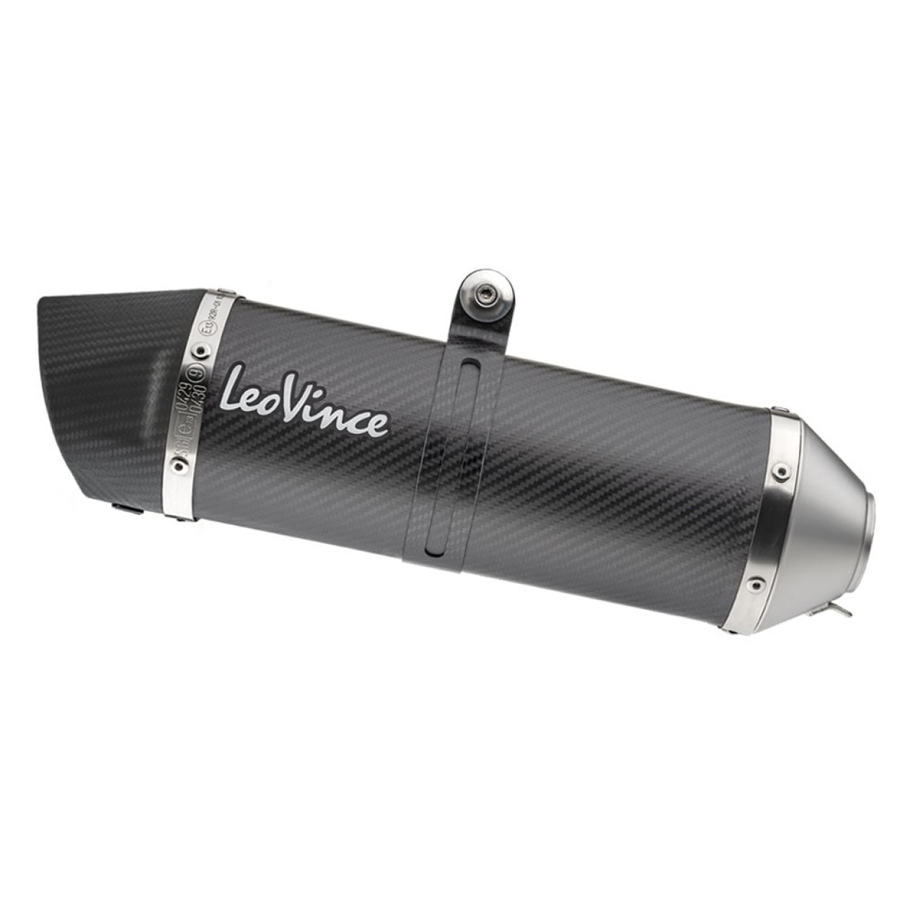 LeoVince complete system LV One Evo for Yamaha MT-125 /YZF-R 125, carbon, E-approval