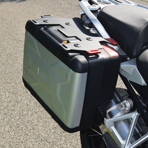 Additional luggage rack left for BMW F 850 GS, R 1200 GS LC /Rally, R 1250 GS, aluminum, black