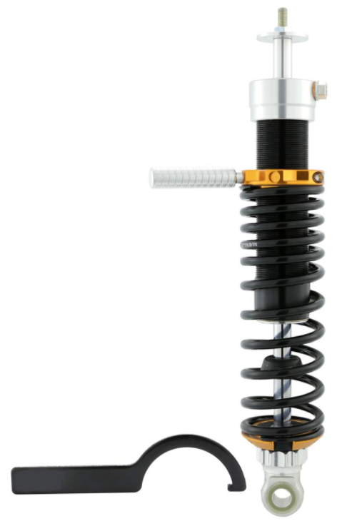 Rear shock absorber for Vespa GTS/GTS Super/GTV/GT 60/GT/GT L, silver/orange