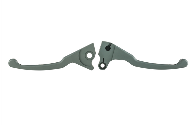 Sport lever set brake Shorty for Vespa LX /LXV /S /Primavera /Sprint 50-150ccm, gray matt