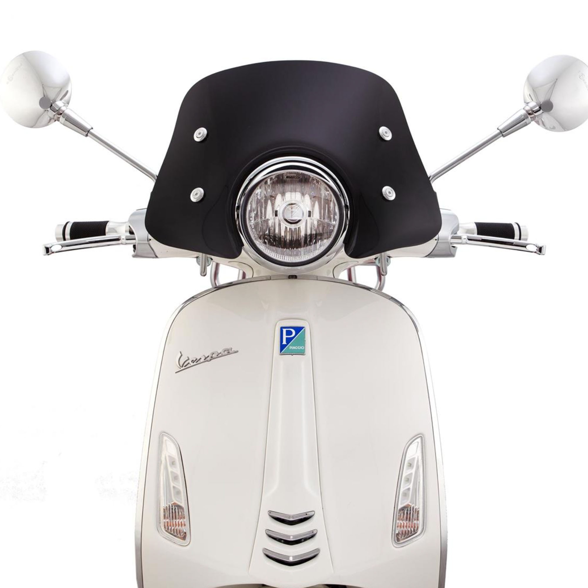 Windshield Ermax Piccolo for Vespa Primavera - black toned