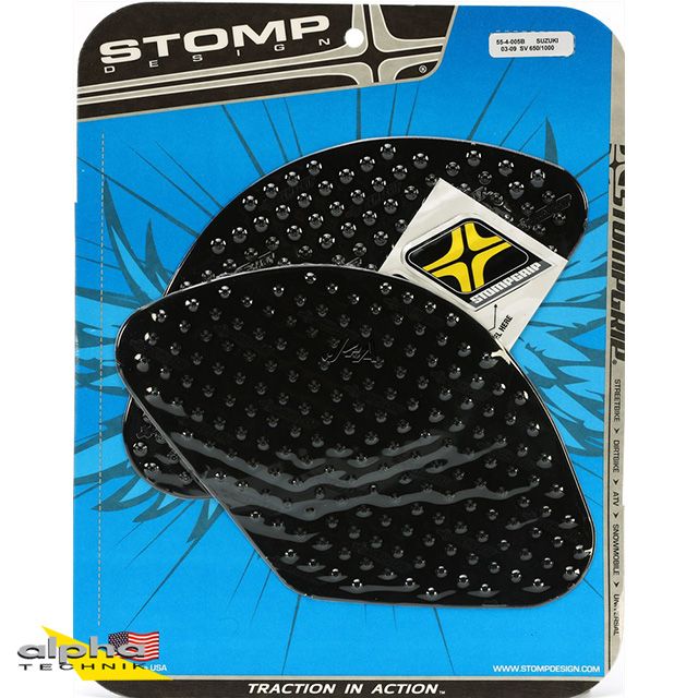 Stompgrip black Volcano for BMW and Suzuki models