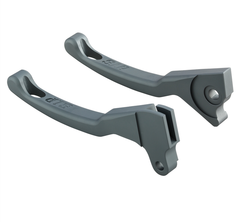Sport lever set brake Shorty for Vespa LX /LXV /S /Primavera /Sprint 50-150ccm, gray matt