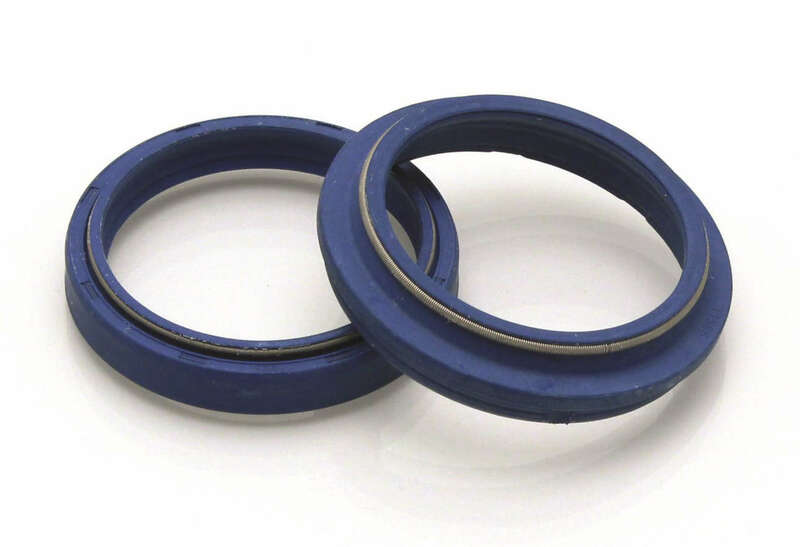 Tecnium Blue Label set of fork dust caps - Marzocchi 48