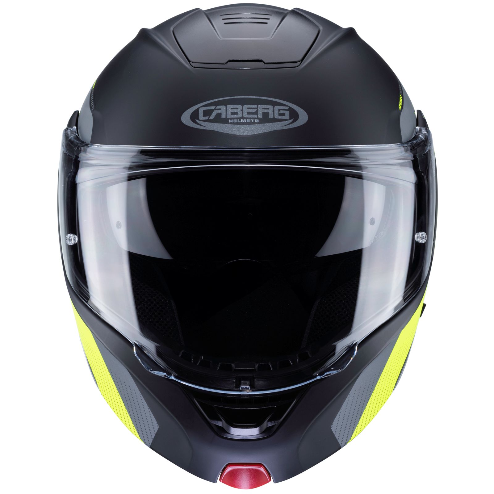 Caberg Helmet Horus Scout, matte black / fluo yellow gray