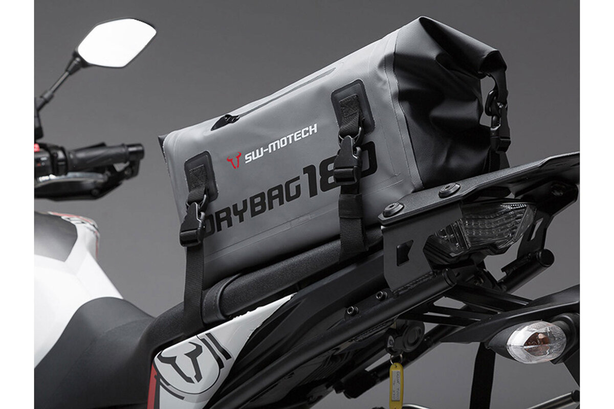 SW-Motech Drybag 180 rear bag for Aprilia ETV 1200 Caponord, gray / black - SW Motech