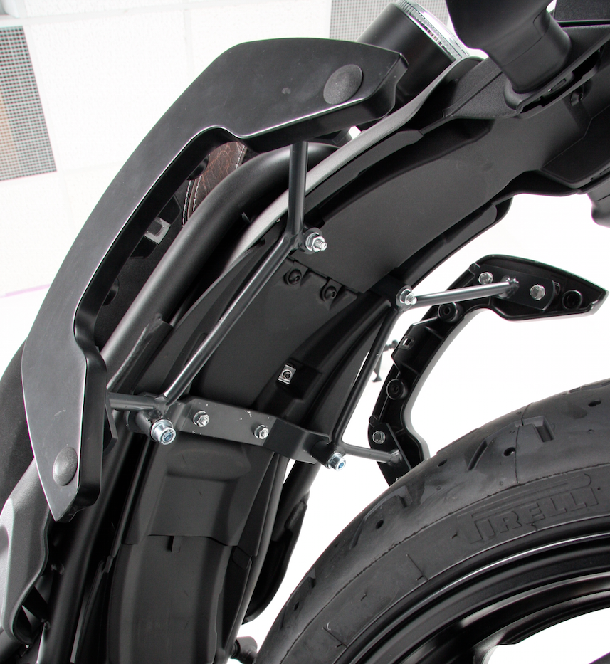 C-Bow side carrier black for Yamaha XSR 700 / XSR 700 Xtribute (Bj.16-) Hepco & Becker
