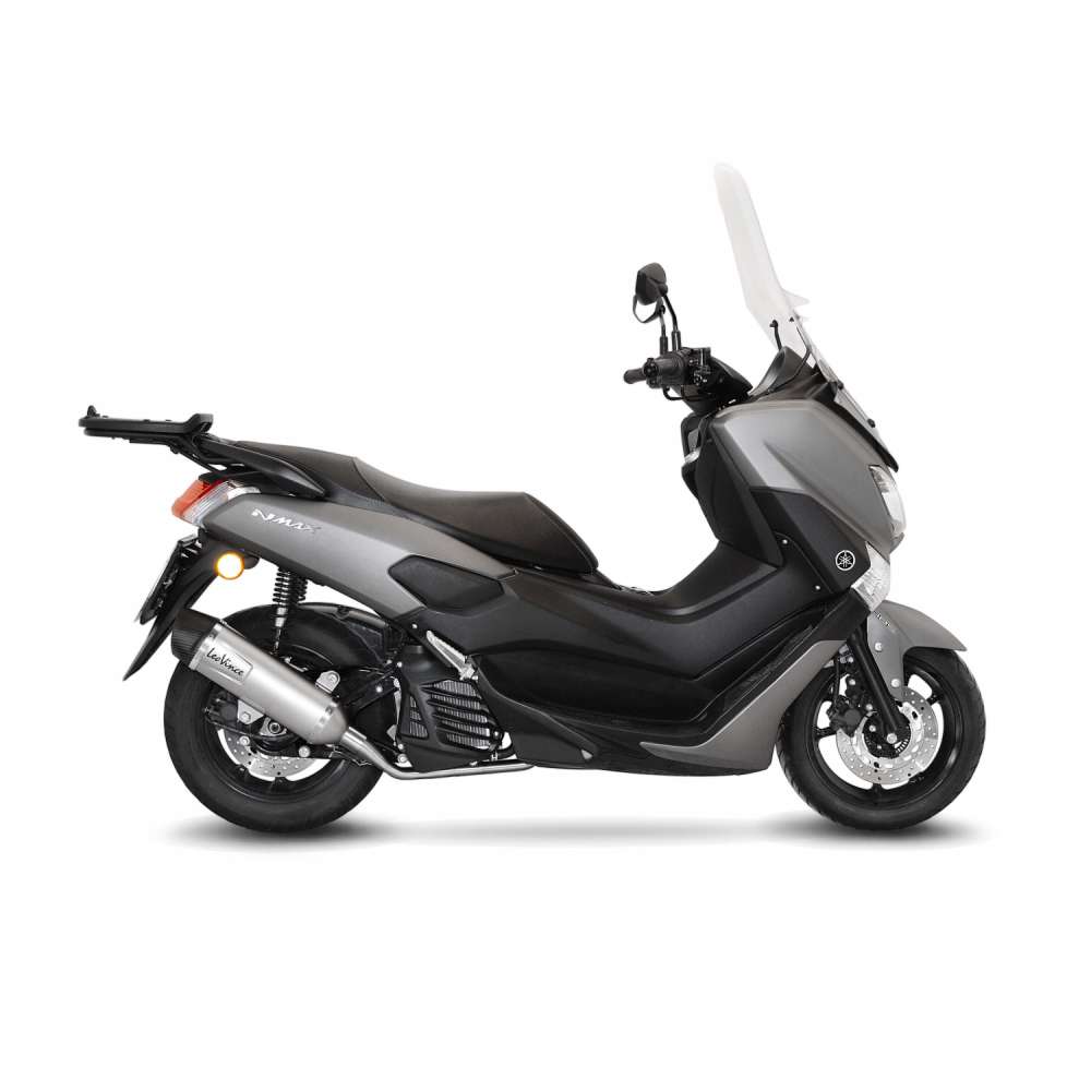 LeoVince complete system LV One Evo for Yamaha GPD 125 N-Max, stainless steel silver, Euro4, ABE