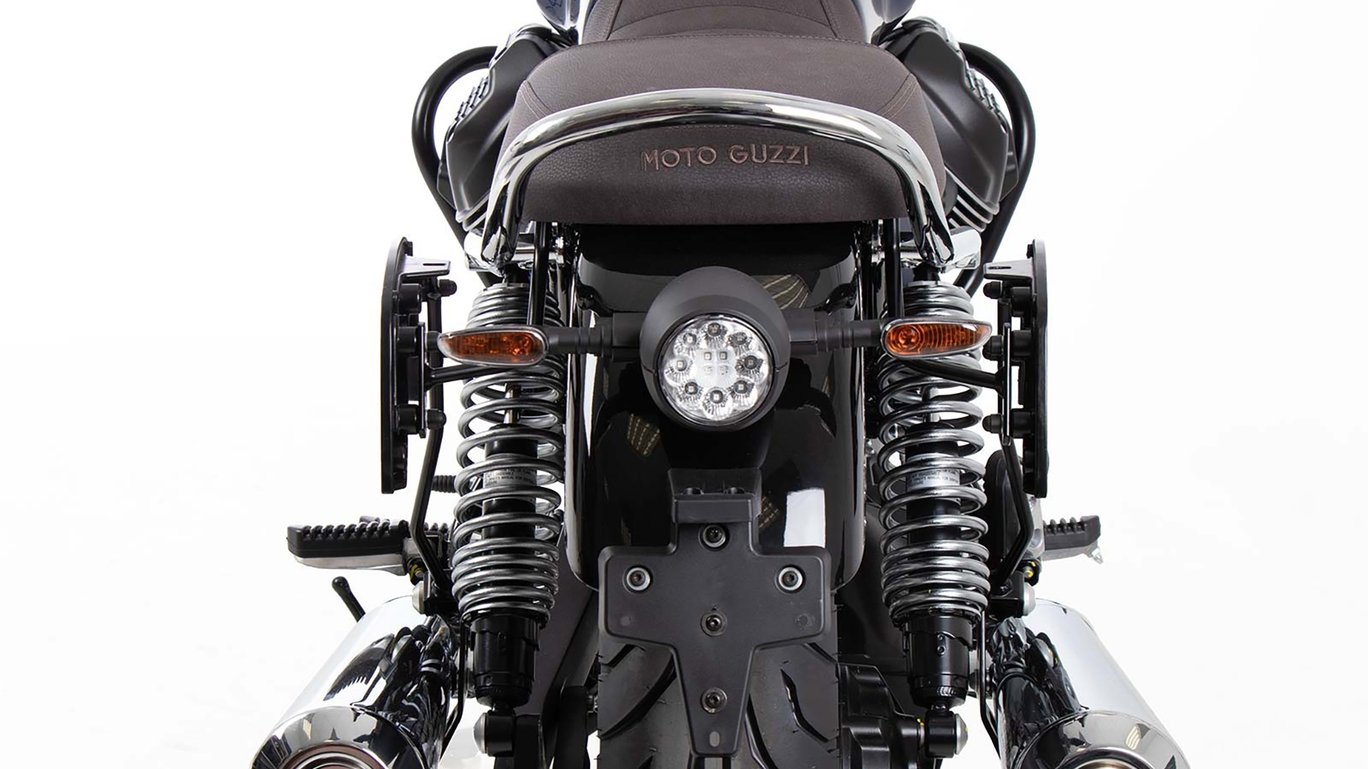 C-Bow side carrier black for Moto Guzzi V7 850 Special/Stone/Centenario (21-24) Hepco & Becker