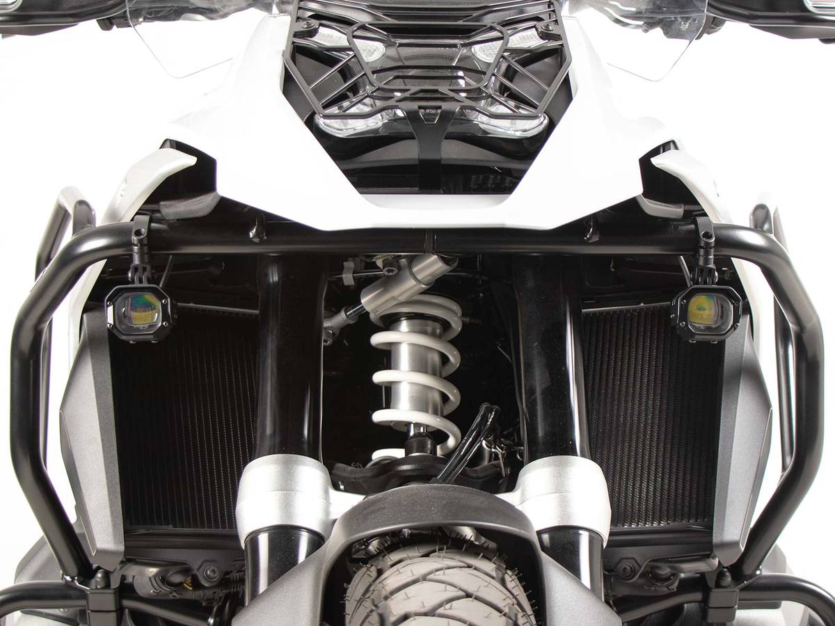 LED auxiliary headlight Nova incl. universal mounting for tube Ø18-25mm Hepco & Becker