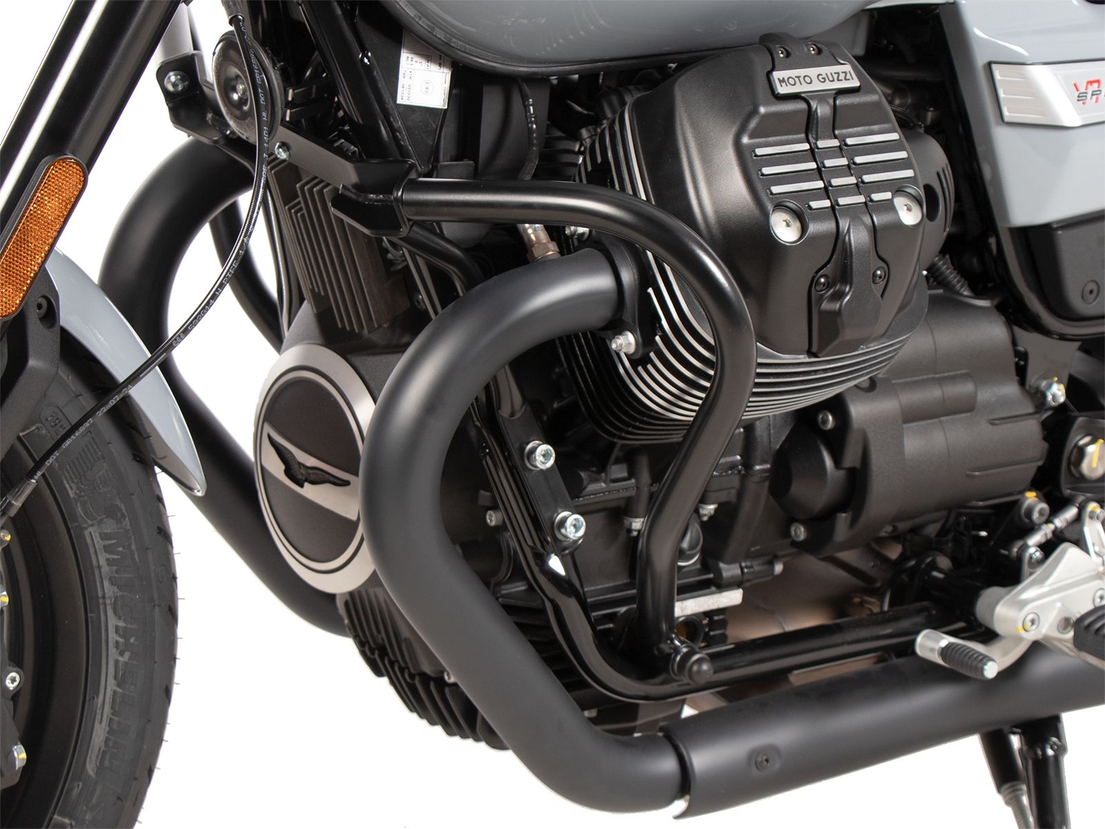 Engine guard black for Moto Guzzi V7 850 Stone (25-) Hepco & Becker
