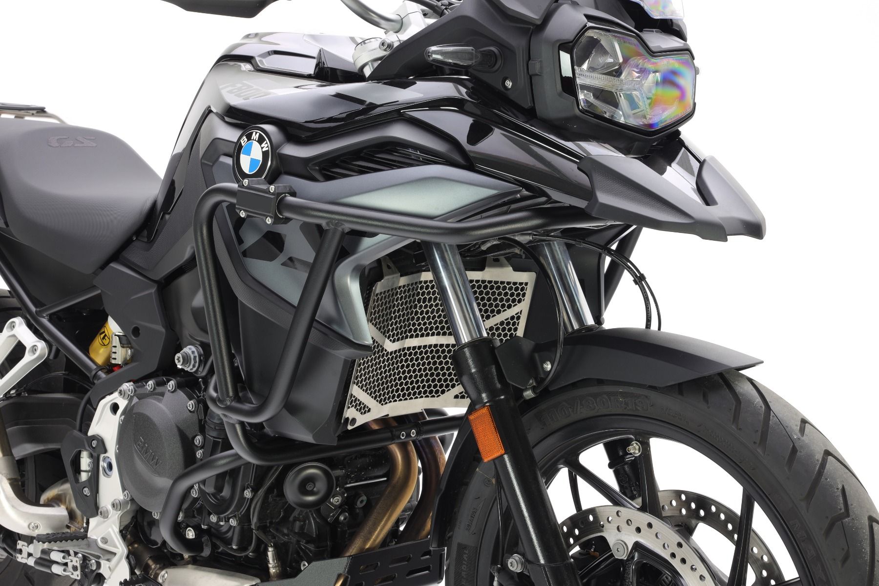 Aluminum crash bar black for BMW F 800 GS (24-)